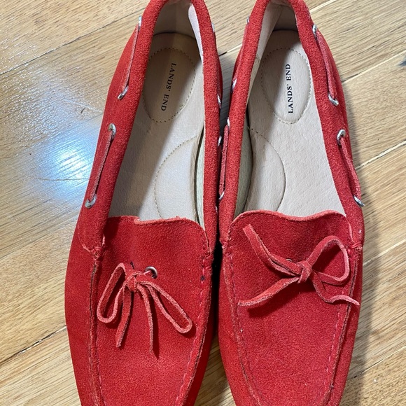 Red Land’s End Loafers - Picture 4 of 5